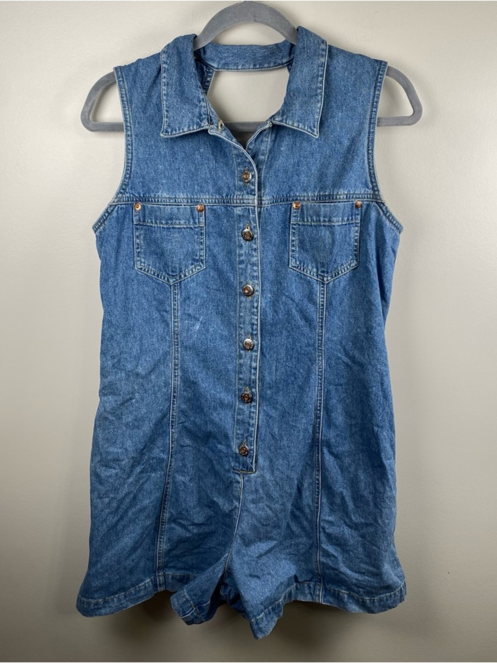 Vintage Palmettos Jeanswear Denim Romper size‎ 13